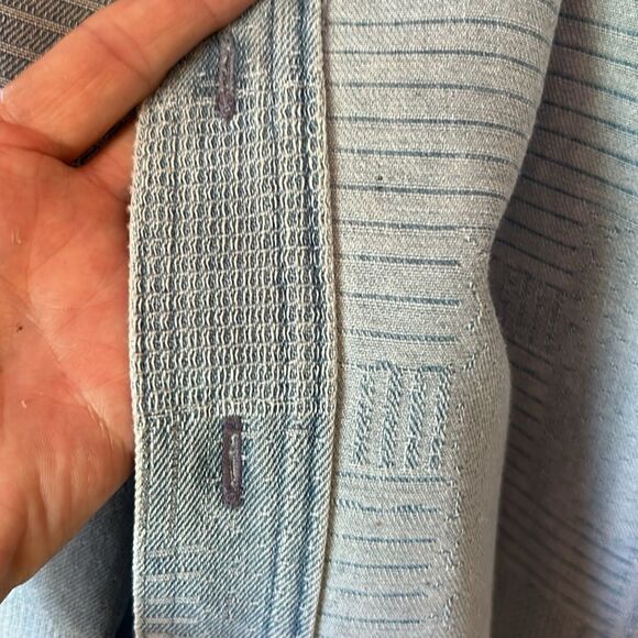 Bagatelle denim Shacket Long sleeve shirt multi print patchwork print brand Med - Picture 12 of 16